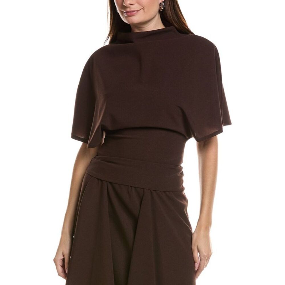 Colette Rose Womens  Short Sleeve Top, Brown